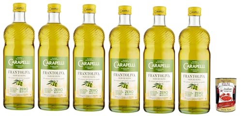 Carapelli Frantolina Olio di Oliva, Mischung aus raffinierten Olivenölen und nativen Olivenölen, 6x 1 L + Italian Gourmet polpa 400g Carapelli Frantolina Olio di Oliva, Mischung aus raffinierten Olivenölen und nativen Olivenölen, 6x 1 L + Italian Gourmet polpa 400g von Italian Gourmet E.R.