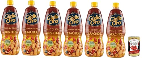 Carapelli Giglio Oro Olio di Semi di Arachide Erdnussöl Speiseöl Frittieröl 100% Italienisches Öl 6x 1Lt + Italian Gourmet polpa 400g Carapelli Giglio Oro Olio di Semi di Arachide Erdnussöl Speiseöl Frittieröl 100% Italienisches Öl 6x 1Lt + Italian Gourmet polpa 400g von Italian Gourmet E.R.