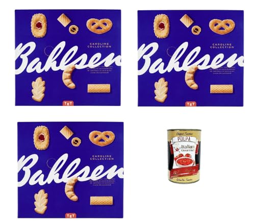 Caroline Collection, Packung traditioneller Desserts und Kekse (Deloba, Delice, Waffeletten, Waffeletten Minis, Kipferl, Butterblätte) Kekse 3x 322g+ Italian Gourmet Polpa 400g Dose von Italian Gourmet E.R.