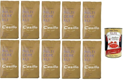 Casillo Le Speciali Farina Multicereali con Semi Mehrkornmehl mit Samen 10x500gr + Italian Gourmet polpa 400g Casillo Le Speciali Farina Multicereali con Semi Mehrkornmehl mit Samen 10x500gr + Italian Gourmet polpa 400g von Italian Gourmet E.R.