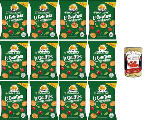 Céréal Le gallettine Gusto Mediterraneo Kekse mit mediterranem Geschmack 12x 70gr + Italian Gourmet polpa 400g Céréal Le gallettine Gusto Mediterraneo Kekse mit mediterranem Geschmack 12x 70gr + Italian Gourmet polpa 400g von Italian Gourmet E.R.