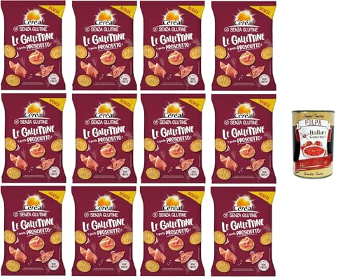 Céréal Le gallettine Gusto prosciutto Kekse mit Schinkengeschmack 12x70gr + Italian Gourmet polpa 400g Céréal Le gallettine Gusto prosciutto Kekse mit Schinkengeschmack 12x70gr + Italian Gourmet polpa 400g von Italian Gourmet E.R.