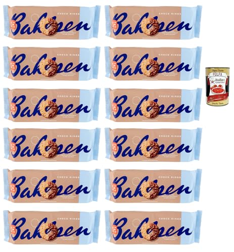 Choco Rings Milk Chocolate, Coffee time, Kekse Mit Milchschokolade bedeckte , 12x 155 g + Italian Gourmet polpa 400g Choco Rings Milk Chocolate, Coffee time, Kekse Mit Milchschokolade bedeckte , 12x 155 g + Italian Gourmet polpa 400g von Italian Gourmet E.R.