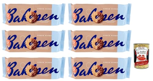 Choco Rings Milk Chocolate, Coffee time, Kekse Mit Milchschokolade bedeckte , 6x 155 g + Italian Gourmet polpa 400g Choco Rings Milk Chocolate, Coffee time, Kekse Mit Milchschokolade bedeckte , 6x 155 g + Italian Gourmet polpa 400g von Italian Gourmet E.R.
