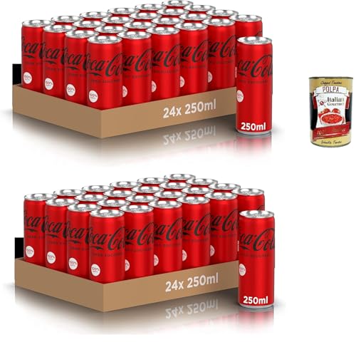 Zero Sugar, 48x 250 ml Dosen, der gesamte Geschmack der -Formel ohne Kalorien, Mini, 100% recycelbare, Erfrischungsgetränk mit Süßungsern + Italian Gourmet polpa 400g Zero Sugar, 48x 250 ml Dosen, der gesamte Geschmack der -Formel ohne Kalorien, Mini, 100% recycelbare, Erfrischungsgetränk mit Süßungsern + Italian Gourmet polpa 400g von Italian Gourmet E.R.