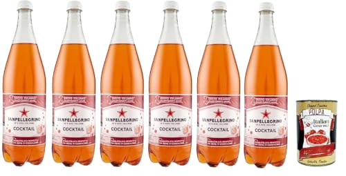 Cocktail Ingwer Bitter Aperitivo PET 1,2 l italienisches Softdrink, 6 Stück + Italian Gourmet polpa 400g Cocktail Ingwer Bitter Aperitivo PET 1,2 l italienisches Softdrink, 6 Stück + Italian Gourmet polpa 400g von Italian Gourmet E.R.