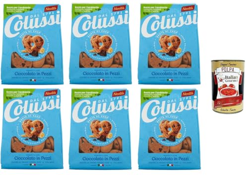 Colussi Biscotti Frollino con Cioccolato in Pezzi Butterkekse mit Schokoladenstückchen Kekse Biscuits 6x500g+ Italian Gourmet polpa 400g Colussi Biscotti Frollino con Cioccolato in Pezzi Butterkekse mit Schokoladenstückchen Kekse Biscuits 6x500g+ Italian Gourmet polpa 400g von Italian Gourmet E.R.
