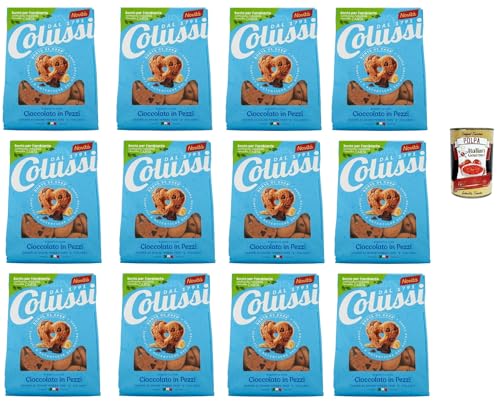 Colussi Biscotti con Cioccolato in Pezzi , Kekse mit Schokolade in Stücken, Biscuits 12x 500 g + Italian Gourmet polpa 400g Colussi Biscotti con Cioccolato in Pezzi , Kekse mit Schokolade in Stücken, Biscuits 12x 500 g + Italian Gourmet polpa 400g von Italian Gourmet E.R.