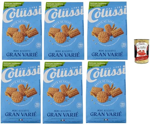 Colussi Gran varie', Mini biscotti, Oswego, Petit, Frühstück Miniaturkekse, butter kekse, biscuits 6x 650g + Italian Gourmet polpa 400g Colussi Gran varie', Mini biscotti, Oswego, Petit, Frühstück Miniaturkekse, butter kekse, biscuits 6x 650g + Italian Gourmet polpa 400g von Italian Gourmet E.R.
