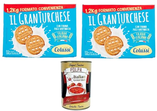 Colussi Granturchese Das Keks-Convenience-Format 2x 1.2kg+ Italian Gourmet polpa 400g Colussi Granturchese Das Keks-Convenience-Format 2x 1.2kg+ Italian Gourmet polpa 400g von Italian Gourmet E.R.