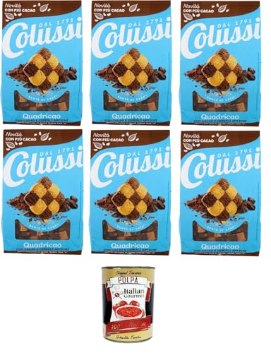 Colussi Quadricao Biscotti con Cacao e Cereali Antichi Kekse mit Kakao und altem Getreide 6x450 g+ Italian Gourmet polpa 400g Colussi Quadricao Biscotti con Cacao e Cereali Antichi Kekse mit Kakao und altem Getreide 6x450 g+ Italian Gourmet polpa 400g von Italian Gourmet E.R.
