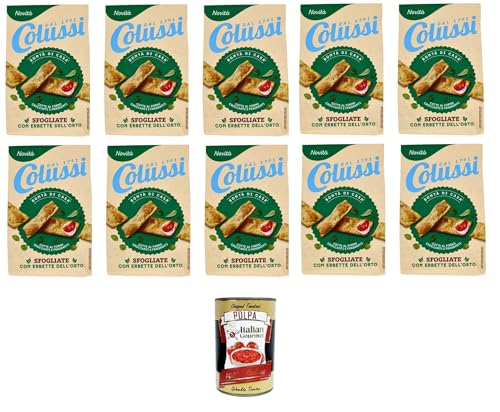 Colussi Sfogliate con Erbette dell'Orto Blätterteig mit Gartenkräutern 10 x 170 g+Italian Gourmet polpa 400g Colussi Sfogliate con Erbette dell'Orto Blätterteig mit Gartenkräutern 10 x 170 g+Italian Gourmet polpa 400g von Italian Gourmet E.R.