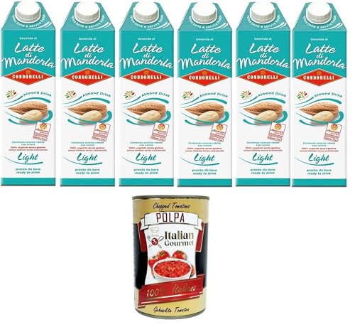Condorelli Bevanda di Mandorla Light Leichte almond drink, Erfrischendes Mandelgetränk, soft drink 6x1lt+ Italian Gourmet polpa 400g Condorelli Bevanda di Mandorla Light Leichte almond drink, Erfrischendes Mandelgetränk, soft drink 6x1lt+ Italian Gourmet polpa 400g von Italian Gourmet E.R.