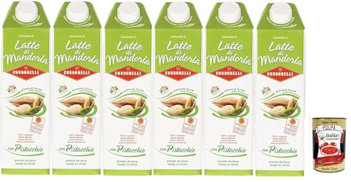 Condorelli Bevanda dolce alla mandorla e pistacchio, almond drink with pistachio, Erfrischendes Mandelgetränk, soft drink 6x 1lt + Italian Gourmet polpa 400g Condorelli Bevanda dolce alla mandorla e pistacchio, almond drink with pistachio, Erfrischendes Mandelgetränk, soft drink 6x 1lt + Italian Gourmet polpa 400g von Italian Gourmet E.R.
