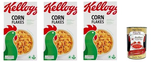 Corn Flakes Knusprige goldene und leckere ohne Palmöl ohne Farbstoffe ohne künstliche Aromen 3x 500g + Italian Gourmet polpa 400g Corn Flakes Knusprige goldene und leckere ohne Palmöl ohne Farbstoffe ohne künstliche Aromen 3x 500g + Italian Gourmet polpa 400g von Italian Gourmet E.R.