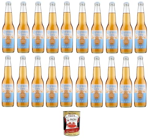 Corona Cero Alkoholfreies Bier 0,0 % vol 24x 33cl + Italian Gourmet polpa 400g Corona Cero Alkoholfreies Bier 0,0 % vol 24x 33cl + Italian Gourmet polpa 400g von Italian Gourmet E.R.