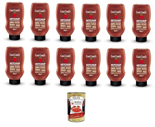 Cosi' Com'è Ketchup di Datterino Rosso al Naturale Natural Red Datterino Ketchup 12x200gr+ Italian Gourmet polpa 400g Cosi' Com'è Ketchup di Datterino Rosso al Naturale Natural Red Datterino Ketchup 12x200gr+ Italian Gourmet polpa 400g von Italian Gourmet E.R.