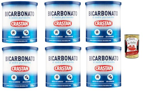 Crastan Bicarbonato di sodio purissimo reines Natriumbicarbonat für den Heimgebrauch und für Lebensmittel 6x 750g + Italian Gourmet polpa 400g Crastan Bicarbonato di sodio purissimo reines Natriumbicarbonat für den Heimgebrauch und für Lebensmittel 6x 750g + Italian Gourmet polpa 400g von Italian Gourmet E.R.
