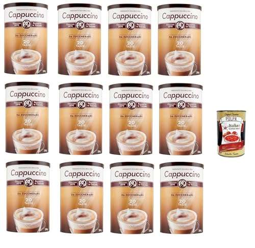 Crastan Cappuccino Classico da zuccherare Instantkaffee, Cappuccino löslicher ungesüßt 12x 250g + Italian Gourmet polpa 400g Crastan Cappuccino Classico da zuccherare Instantkaffee, Cappuccino löslicher ungesüßt 12x 250g + Italian Gourmet polpa 400g von Italian Gourmet E.R.