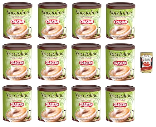 Crastan Nocciolino, Cappuccino Solubile Gusto Nocciola, Cappuccino löslicher Haselnussgeschmack 12x 150g + Italian Gourmet polpa 400g Crastan Nocciolino, Cappuccino Solubile Gusto Nocciola, Cappuccino löslicher Haselnussgeschmack 12x 150g + Italian Gourmet polpa 400g von Italian Gourmet E.R.