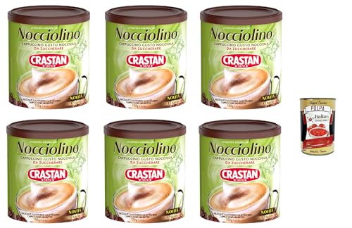 Crastan Nocciolino, Cappuccino Solubile Gusto Nocciola, Cappuccino löslicher Haselnussgeschmack 6x 150g + Italian Gourmet polpa 400g Crastan Nocciolino, Cappuccino Solubile Gusto Nocciola, Cappuccino löslicher Haselnussgeschmack 6x 150g + Italian Gourmet polpa 400g von Italian Gourmet E.R.