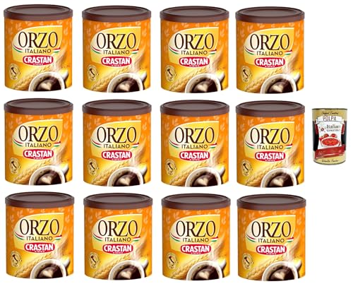 Crastan Orzo 100% italien Instant lösliche Gerste Getreidekaffee Kaffee 12x 120gr + Italian Gourmet polpa 400g Crastan Orzo 100% italien Instant lösliche Gerste Getreidekaffee Kaffee 12x 120gr + Italian Gourmet polpa 400g von Italian Gourmet E.R.