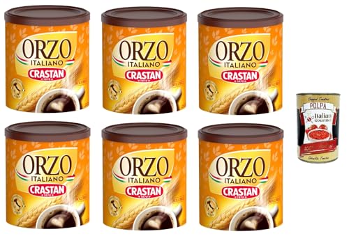 Crastan Orzo 100% italien Instant lösliche Gerste Getreidekaffee Kaffee 6x 120gr + Italian Gourmet polpa 400g Crastan Orzo 100% italien Instant lösliche Gerste Getreidekaffee Kaffee 6x 120gr + Italian Gourmet polpa 400g von Italian Gourmet E.R.