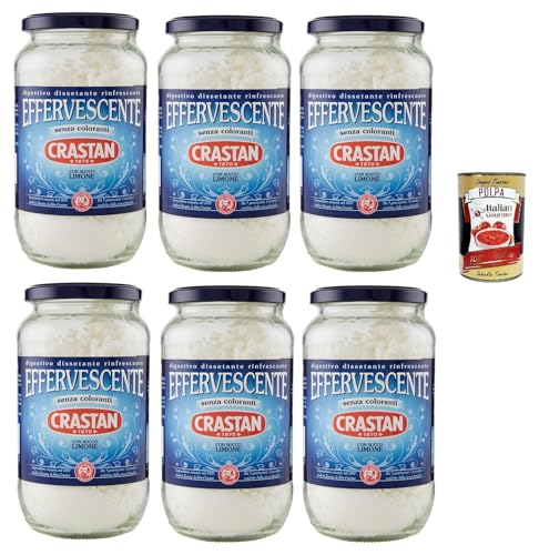 Crastan effervescente con succo Limone, Erfrischendes Verdauungs-Auflösen mit Zitronengeschmack 6x 250gr + Italian Gourmet polpa 400g Crastan effervescente con succo Limone, Erfrischendes Verdauungs-Auflösen mit Zitronengeschmack 6x 250gr + Italian Gourmet polpa 400g von Italian Gourmet E.R.