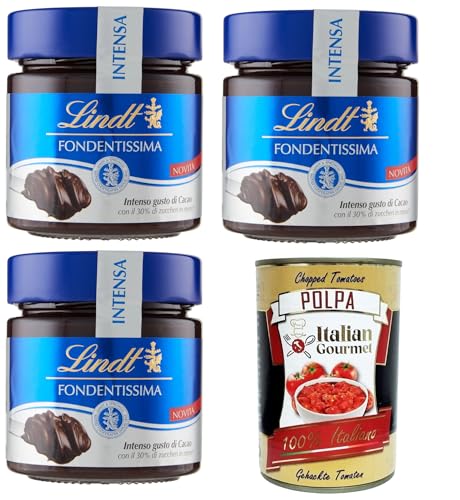 Crema spalmabile Fondentissima Cioccolato fondente Streichcreme aus dunkler Schokolade von Fondentissima, 3x200 g+ Italian Gourmet polpa 400g Crema spalmabile Fondentissima Cioccolato fondente Streichcreme aus dunkler Schokolade von Fondentissima, 3x200 g+ Italian Gourmet polpa 400g von Italian Gourmet E.R.