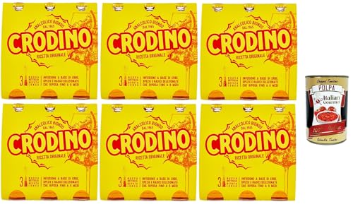 Crodino aperitivo biondo, 18x 175 ml, alkoholfreier Aperitif bitter, Italienischer nicht -alkoholischer Aperitif bereit zu trinken + Italian Gourmet polpa 400g Crodino aperitivo biondo, 18x 175 ml, alkoholfreier Aperitif bitter, Italienischer nicht -alkoholischer Aperitif bereit zu trinken + Italian Gourmet polpa 400g von Italian Gourmet E.R.