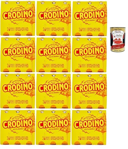 Crodino aperitivo biondo, 36x 175 ml, alkoholfreier Aperitif bitter, Italienischer nicht -alkoholischer Aperitif bereit zu trinken + Italian Gourmet polpa 400g Crodino aperitivo biondo, 36x 175 ml, alkoholfreier Aperitif bitter, Italienischer nicht -alkoholischer Aperitif bereit zu trinken + Italian Gourmet polpa 400g von Italian Gourmet E.R.