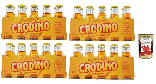 Crodino aperitivo biondo, 40x 100 ml, alkoholfreier Aperitif bitter, Italienischer nicht -alkoholischer Aperitif bereit zu trinken + Italian Gourmet polpa 400g Crodino aperitivo biondo, 40x 100 ml, alkoholfreier Aperitif bitter, Italienischer nicht -alkoholischer Aperitif bereit zu trinken + Italian Gourmet polpa 400g von Italian Gourmet E.R.