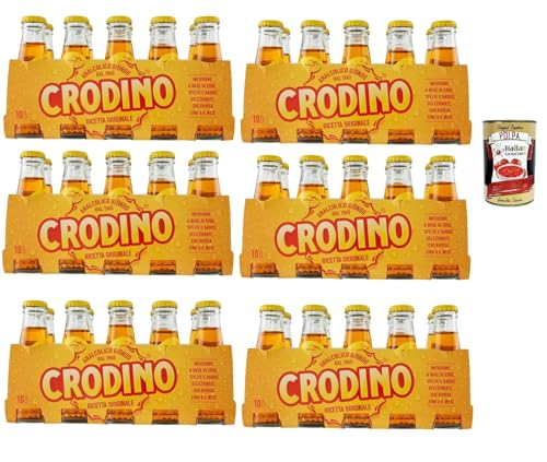 Crodino aperitivo biondo, 60x 100 ml, alkoholfreier Aperitif bitter, Italienischer nicht -alkoholischer Aperitif bereit zu trinken + Italian Gourmet polpa 400g Crodino aperitivo biondo, 60x 100 ml, alkoholfreier Aperitif bitter, Italienischer nicht -alkoholischer Aperitif bereit zu trinken + Italian Gourmet polpa 400g von Italian Gourmet E.R.