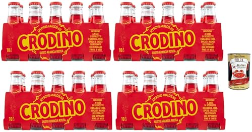 Crodino arancia rossa, Crodino rot orange 40x 100 ml Aperitif bitter, Italienischer nicht -alkoholischer Aperitif bereit zu trinken + Italian Gourmet polpa 400g Crodino arancia rossa, Crodino rot orange 40x 100 ml Aperitif bitter, Italienischer nicht -alkoholischer Aperitif bereit zu trinken + Italian Gourmet polpa 400g von Italian Gourmet E.R.