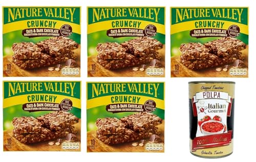 Crunchy fiocchi d'avena con cioccolato fondente Haferflocken mit dunkler Schokolade 5 x 210gr+ Italian Gourmet polpa 400g Crunchy fiocchi d'avena con cioccolato fondente Haferflocken mit dunkler Schokolade 5 x 210gr+ Italian Gourmet polpa 400g von Italian Gourmet E.R.