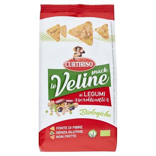 Curtiriso Le Veline Snack ai Legumi Scrokkinati Biologico Bio-Snacks mit Hülsenfrüchten 80g von Italian Gourmet E.R.