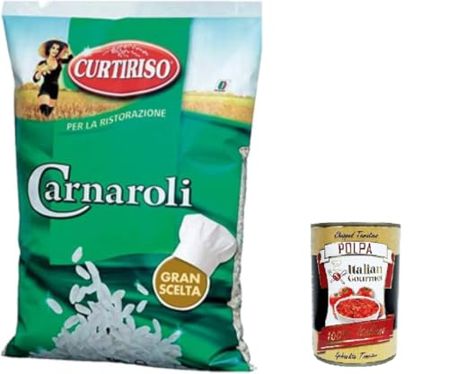 Curtiriso Per la Ristorazione Riso Carnaroli Für die Gastronomie: Carnaroli-Reis 5kg+ Italian gourmet polpa 400g Curtiriso Per la Ristorazione Riso Carnaroli Für die Gastronomie: Carnaroli-Reis 5kg+ Italian gourmet polpa 400g von Italian Gourmet E.R.