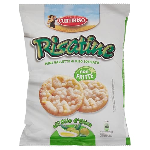 Curtiriso Risatine Reis- und Mais Snacks mit Olivenöl Salziger Snack 30g Curtiriso Risatine Reis- und Mais Snacks mit Olivenöl Salziger Snack 30g von Italian Gourmet E.R.