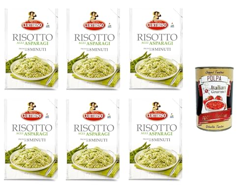 Curtiriso Risotto agli Asparagi Spargelrisotto ist in 8 Minuten fertig 6x 175gr + Italian gourmet polpa 400g Curtiriso Risotto agli Asparagi Spargelrisotto ist in 8 Minuten fertig 6x 175gr + Italian gourmet polpa 400g von Italian Gourmet E.R.