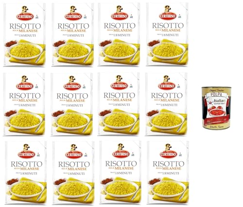 Curtiriso Risotto alla Milanese pronto in 8 minuti Risotto alla Milanese ist in 8 Minuten fertig 12x175gr + Italian gourmet polpa 400g Curtiriso Risotto alla Milanese pronto in 8 minuti Risotto alla Milanese ist in 8 Minuten fertig 12x175gr + Italian gourmet polpa 400g von Italian Gourmet E.R.