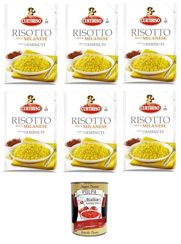 Curtiriso Risotto alla Milanese pronto in 8 minuti Risotto alla Milanese ist in 8 Minuten fertig 6x175gr + Italian gourmet polpa 400g Curtiriso Risotto alla Milanese pronto in 8 minuti Risotto alla Milanese ist in 8 Minuten fertig 6x175gr + Italian gourmet polpa 400g von Italian Gourmet E.R.