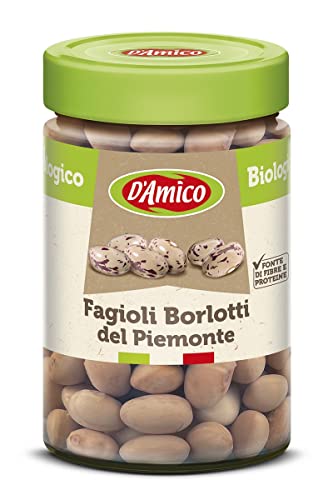 D'Amico Fagioli Borlotti del Piemonte Bio Bio-Borlotti-Bohnen aus dem Piemont Gekochte Bohnen erkunft Italien 310g D'Amico Fagioli Borlotti del Piemonte Bio Bio-Borlotti-Bohnen aus dem Piemont Gekochte Bohnen erkunft Italien 310g von Italian Gourmet E.R.