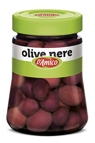 D'Amico Olive Nere in Salamoia Schwarze Oliven in Salzlake 300g D'Amico Olive Nere in Salamoia Schwarze Oliven in Salzlake 300g von Italian Gourmet E.R.