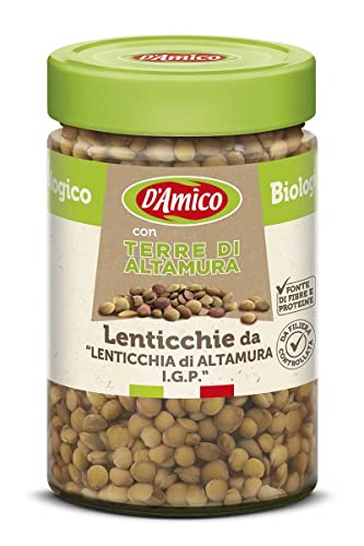 D'Amico con Terra di Altamura Lenticchie di Altamura "IGP" Linsen von Altamura Gekochte Bio-Linsen 310g Italienischer Herkunft D'Amico con Terra di Altamura Lenticchie di Altamura "IGP" Linsen von Altamura Gekochte Bio-Linsen 310g Italienischer Herkunft von Italian Gourmet E.R.