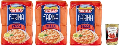 DIVELLA FARINA MEHL 00 PIZZERIA 5 KG + Italian Gourmet polpa 400g DIVELLA FARINA MEHL 00 PIZZERIA 5 KG + Italian Gourmet polpa 400g von Italian Gourmet E.R.