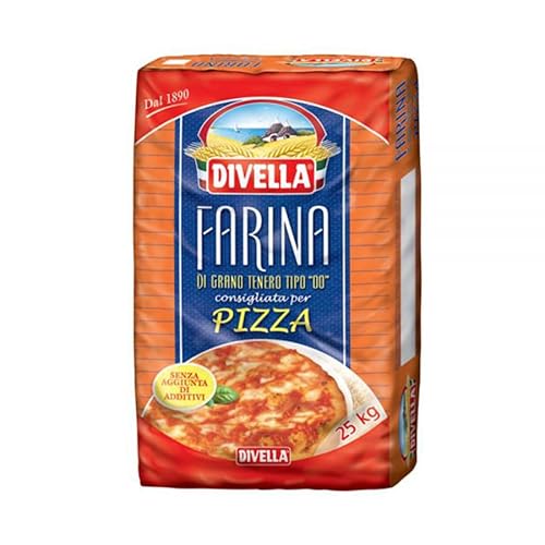 DIVELLA MEHL FÜR PIZZA Roter Beutel 25 KG+ Italian Gourmet polpa 400g von Italian Gourmet E.R.