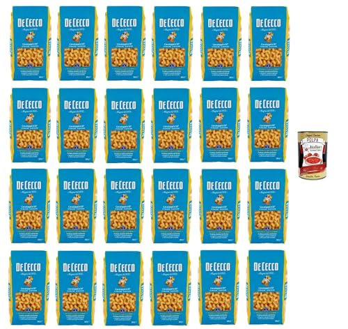 De Cecco Cavatappi N°87, 100% Italienisch Pasta Nudeln 24x 500g + Italian Gourmet Polpa 400g De Cecco Cavatappi N°87, 100% Italienisch Pasta Nudeln 24x 500g + Italian Gourmet Polpa 400g von Italian Gourmet E.R.