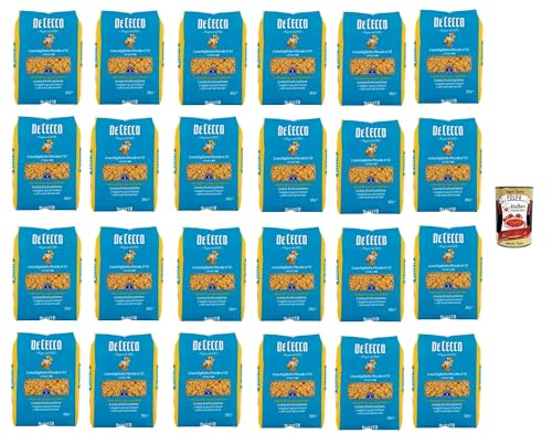 De Cecco Conchigliette Piccole N°53, 100% Italienisch Pasta Nudeln 24x 500g + Italian Gourmet Polpa 400g De Cecco Conchigliette Piccole N°53, 100% Italienisch Pasta Nudeln 24x 500g + Italian Gourmet Polpa 400g von Italian Gourmet E.R.