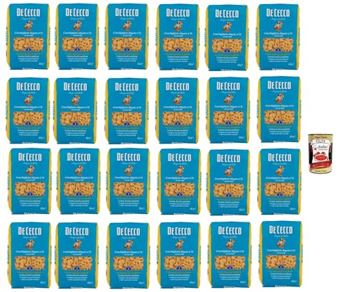 De Cecco Conchigliette Rigate N°51, 100% Italienisch Pasta Nudeln 24x 500g + Italian Gourmet Polpa 400g De Cecco Conchigliette Rigate N°51, 100% Italienisch Pasta Nudeln 24x 500g + Italian Gourmet Polpa 400g von Italian Gourmet E.R.