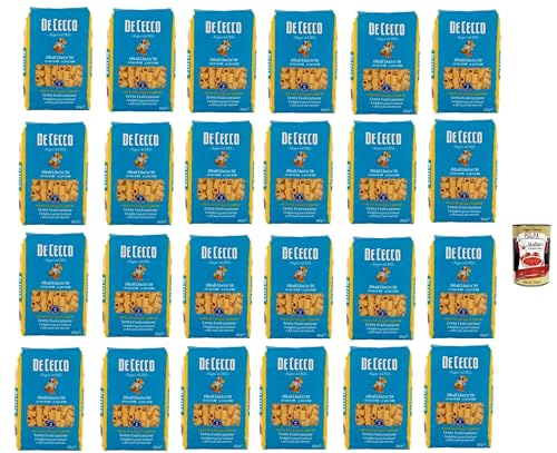 De Cecco Ditali Lisci N°58, 100% Italienisch Pasta Nudeln 24x 500g + Italian Gourmet Polpa 400g De Cecco Ditali Lisci N°58, 100% Italienisch Pasta Nudeln 24x 500g + Italian Gourmet Polpa 400g von Italian Gourmet E.R.